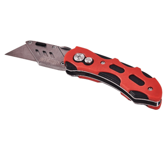 picture of Amtech Folding Lock-back Utility Knife with Comfort Grip - [DK-S0295]
