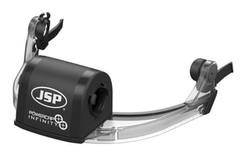 picture of JSP - Powercap Infinity Powered Respirator - Twin-Turbo Drive Unit and Visor Carrier Assembly - [JS-CEU120-001-300] - (LP)