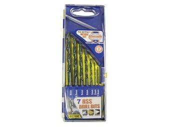 picture of Faithfull HSS Drill Bit Set of 7 1.5 - 6.0mm - Various Sizes - [TB-FAIM7PSET]