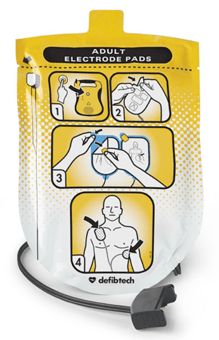 Picture of Defibtech Lifeline AED/AUTO Adult Defibrillation Pads - [ORT-DDP-100] - (DISC-X)