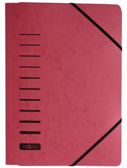 Picture of Durable - Document File With Elastic Corner Holders - Red - Capacity 1-200 Sheets A4 - Pack of 25 - [DL-P2400701] - (DISC-X)