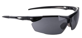 Picture of Portwest - PS04 - Defender Safety Spectacle - Smoke - [PW-PS04SKR]