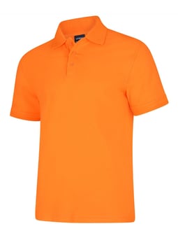 Picture of Uneek Orange Deluxe Poloshirt - UN-UC108-ORA