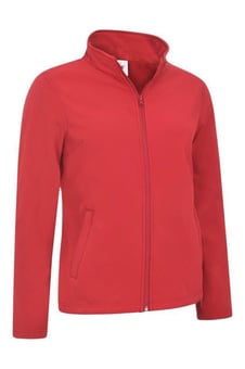 picture of Uneek - Ladies Classic Full Zip Soft Shell Jacket - Red - 325g - UN-UC613-RED