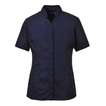 picture of Portwest - LW12 Navy Blue Ladies Premier Tunic - Kingsmill 210g - PW-LW12-NAV