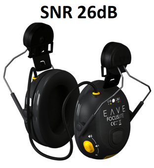 picture of Eave FocusLite 1.0 Level Dependent Ear Defender - Helmet Mount - [EAV-HELMET1]