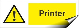 picture of Socket Labels - Printer (Pack of 10) - 50 x 18Hmm - Self Adhesive Vinyl [AS-SL5-SAV]