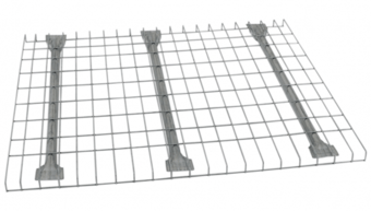 Picture of BiGDUG Pallet Racking Galvanised Wire Mesh Deck With 3x Supports - 2225w x 1100d mm Levels - [BDU-MPMDKIT2211]