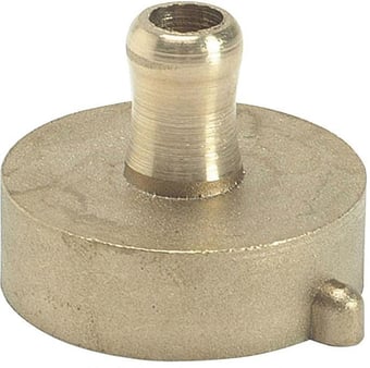 Picture of Horobin 1/2 Inch Brass Nipple Cap For 1.5 to 6 Inch Drain Plugs - [HO-79031]