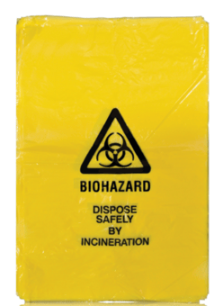 picture of Heavy Duty Medium Clinical Waste Bags - 203mm x 354mm - Pack of 100 - (CM-51080)