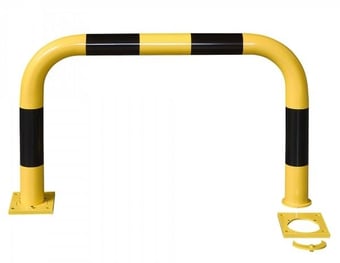 Picture of BLACK BULL Removable Protection Guard - Indoor Use - (H)600 x (W)1000mm - Yellow/Black - [MV-196.19.365] - (LP)