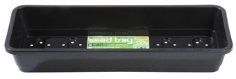 picture of Garland Narrow Seed Tray Black With Holes - [GRL-G126B]