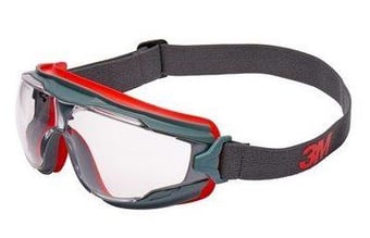 Picture of 3M - Goggle Gear - Grey-Red Safety Goggles - Scotchgard Anti-Fog - [3M-GG501SGAF-EU]