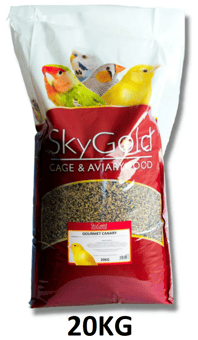 picture of Sky Gold Gourmet Canary Cage & Aviary Food 20kg - [CMW-SGGCA0]