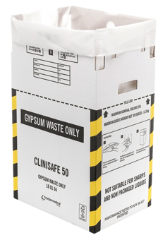 Picture of Clinisafe Gypsum Low Cardboard Carton Containers - 50L - Pack of 10 - [VC-21507001]