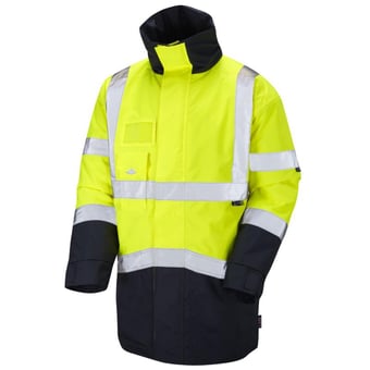 Picture of Marwood - Yellow/Navy Hi-Vis Superior Anorak - LE-A03-Y/NV