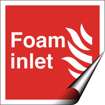 picture of Foam Inlet Sign - 200 X 200Hmm - Self Adhesive Vinyl - [AS-FI23-SAV]