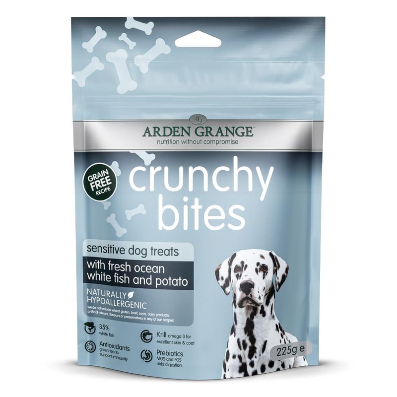 picture of Arden Grange Crunchy Bites Sensitive Dog Treats 225g - [BSP-410886]