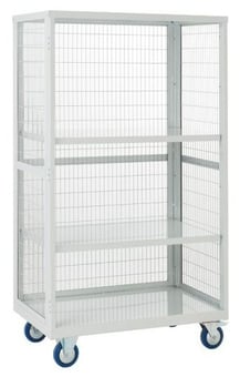 Picture of QMP Boxwell Trolley Without Doors - Light Grey - Steel - 1655H x 900W x 600D - [QM-XW169060MLXX] - (LP)