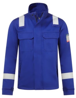 picture of Portwest FR609 - Bizflame Work+ FR Jacket - Royal Blue - PW-FR609RBR