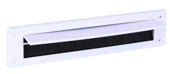 picture of Brush Letterplate Flap - White - [SO-OT00538]