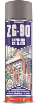 Picture of Spray - ZG-90 Cold Zinc Galvanising Paint - Silver Finish Colour - 500ml - [AT-1785] - (PS)