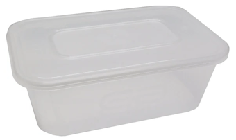 Picture of Superior Plastic 750cc Rectangular Containers & Lids - Clear - Pack of 250 - [GCSL-PH-20052060]