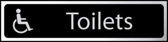 Picture of Spectrum Toilets disabled logo - CHR 200 x 50mm - SCXO-CI-6402C