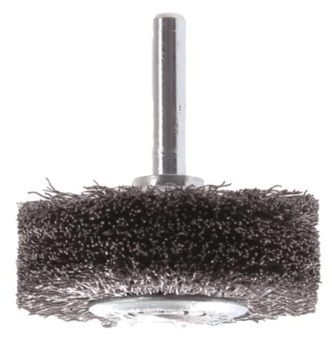 picture of Lessmann Wire Wheel Brush with Shank 50 x 20mm - 0.30 Steel Wire - [TB-LES415164]