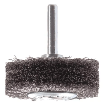 Lessmann Wire Wheel Brush with Shank 50 x 20mm 0.30 Steel Wire