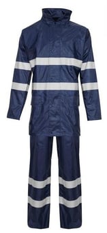 Picture of Supertouch Navy Blue Contractor Rainsuit - ST-SRW-20191