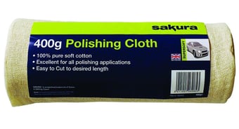 picture of Sakura 100% Pure Soft Cotton 400g Polishing Cloth - [SAX-SS3316]