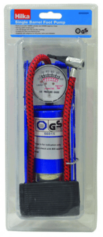 picture of Hilka Heavy Duty Single Barrel Foot Pump - 83402204 - [CI-91340]
