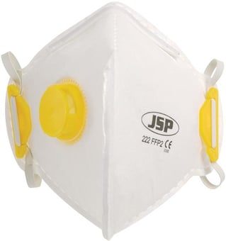 Picture of JSP Olympus FFP2 Valved Fold Flat Disposable Mask - Single - [JS-BEB120-101-A00]