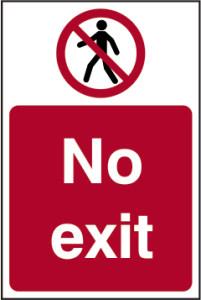 Picture of Spectrum No Exit - SAV 200 x 300mm - SCXO-CI-13330