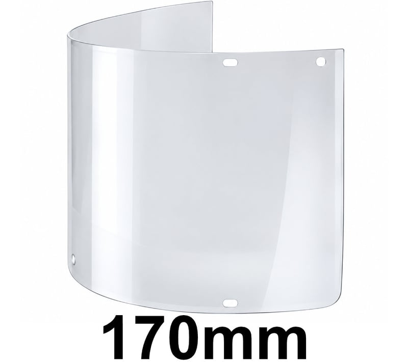 Centurion S910 Clear Polycarbonate Face Screen for S89 Browguard – 170mm - [CE-S910]