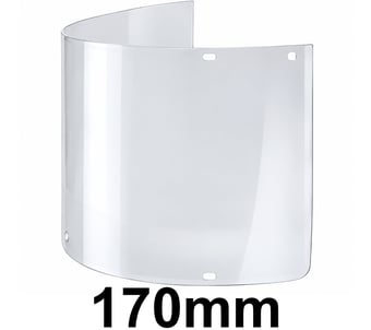 picture of Centurion S910 Clear Polycarbonate Face Screen for S89 Browguard – 170mm - [CE-S910]