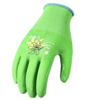 picture of VGO Ladies Nitrile Coating Gardening Work Gloves - Green - LBS-NT2110-G
