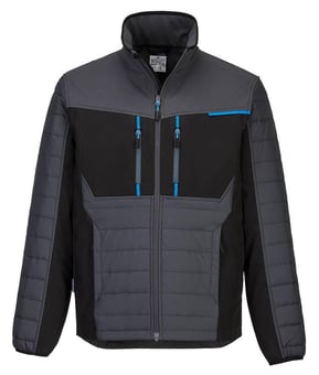 Picture of Portwest - T752 - WX3 Baffle Jacket - Metal Grey - PW-T752MGR