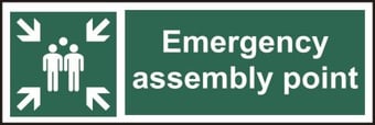 Picture of Spectrum Emergency Assembly point - SAV 300 x 100mm - SCXO-CI-12394