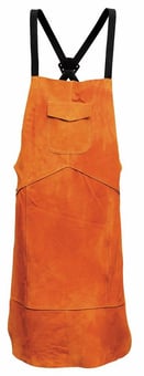 picture of Portwest - Tan Brown Leather Welding Apron with Adjustable Straps - [PW-SW10TAR]