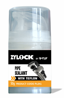 picture of V-TUF Zylock PL041 Pipe Sealant White 50ML - [VT-PL041]