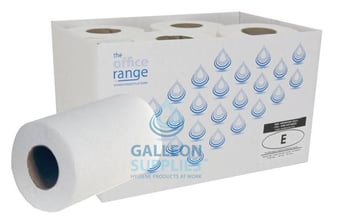 picture of Galleon 2 Ply White Mini Centrefeed Rolls - 19.5cm x 60m - 4 Rolls - [GU-OR-E] 
