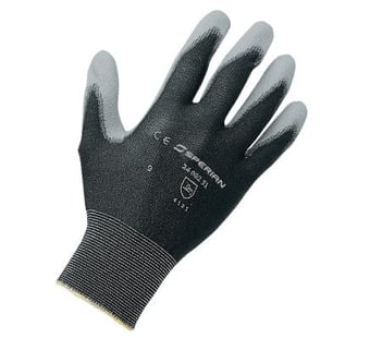 picture of Honeywell Perfect Poly PU Coated  Black/Grey Gloves - HW-2400251