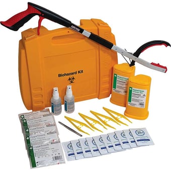 Picture of Evolution Sharps Disposal Kit In Yellow Plastic Case - [SA-K411]
