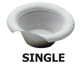 picture of Paper Mache Round Vomit Bowl - Disposable - Single - [CM-559]