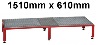 picture of Slingsby Adjustable Modular Work Platform - Red - 1510mm - Adjustable Height 230-300mm - [SLB-434979] - (LP)