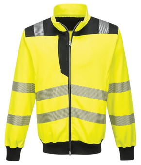 Picture of Portwest - PW3 Hi-Vis Yellow Sweatshirt - PW-PW370YBR