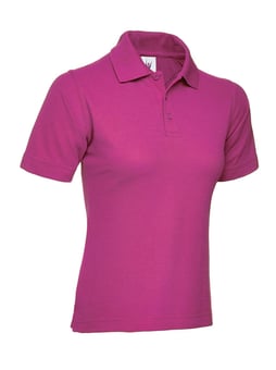 picture of Uneek Ladies Poloshirt - Hot Pink - UN-UC106-HPK