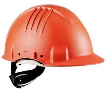 Picture of 3M - Orange High Heat Helmet Polyamide with Glass Fibre - Ratchet - Not Ventilated - [3M-G3501M-OR]